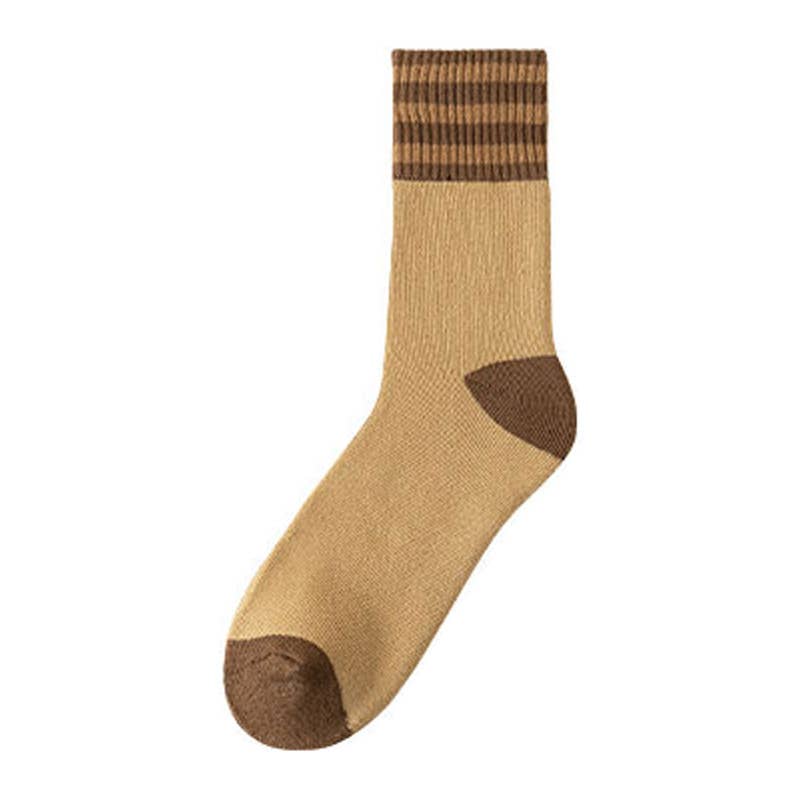 Winter plus velvet thick warm cotton socks mid-tube socks