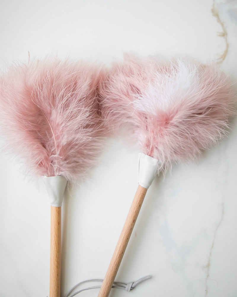 Fodory, Pink Ostrich Feather Duster