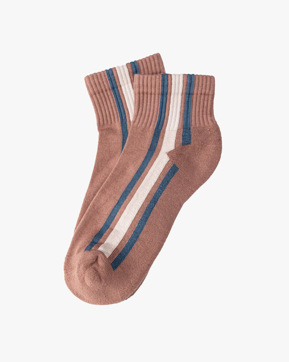 American Trench, Crew Socks, Vertical Stripe Quarter