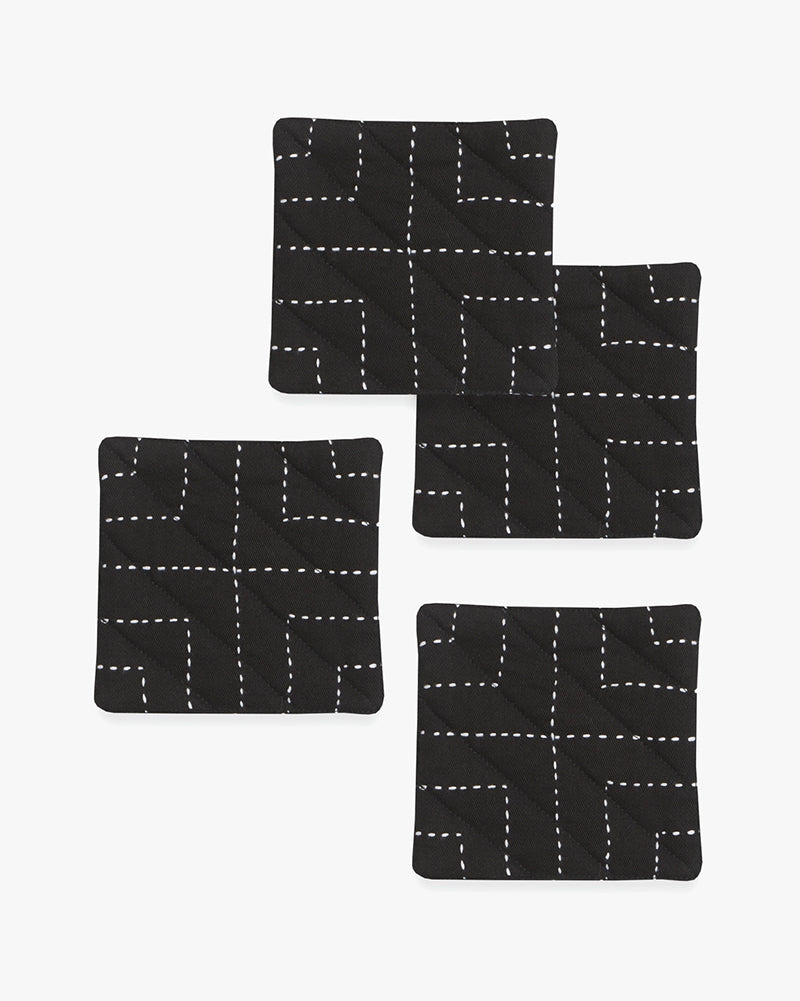 Anchal, Fabric Coasters, Set of 4