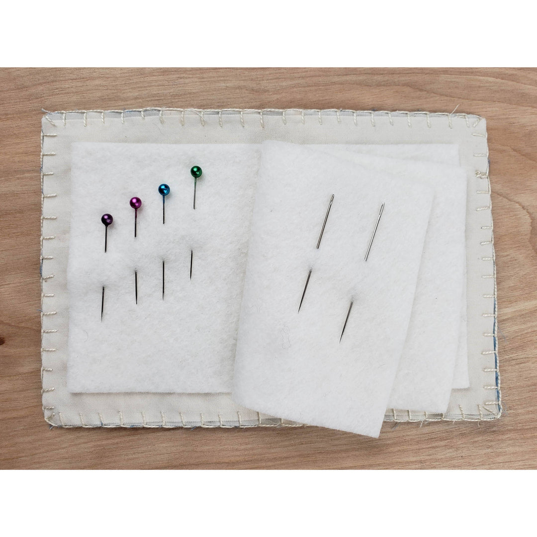 Boro Sewing Kit with Natural Indigo Dyed Fabric