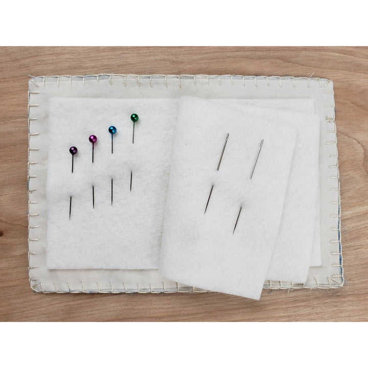 Boro Sewing Kit with Natural Indigo Dyed Fabric
