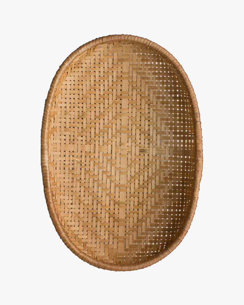 Fodory, Smoked Bamboo Woven Basket Tray