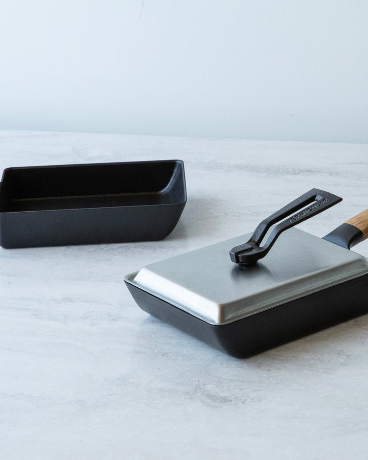 Lid, Vermicular, Egg &amp; Toast Pan, Stainless Steel, 7.5in