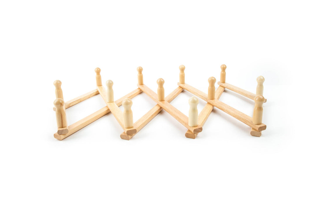 Fox Run Brands, Expanding Coffee Mug Wall Rack, 42" Fully Extended