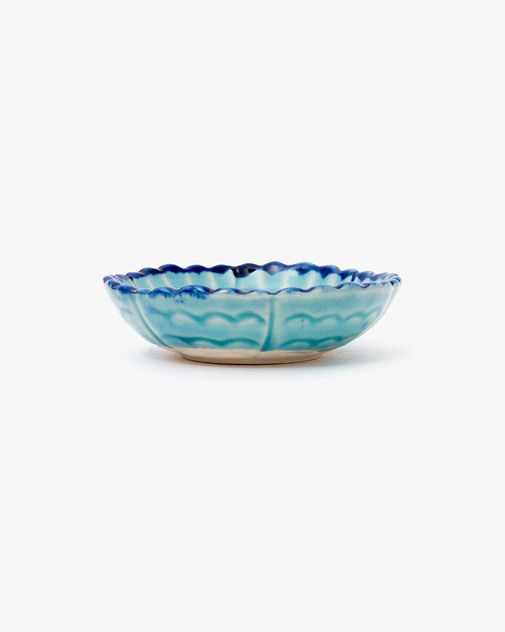 U Plus Inc, Handmade Blue Floral Mini Dish