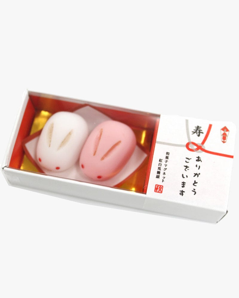 2 Magnet Set, Arutha, Wagashi Series, Kouhaku Usagi