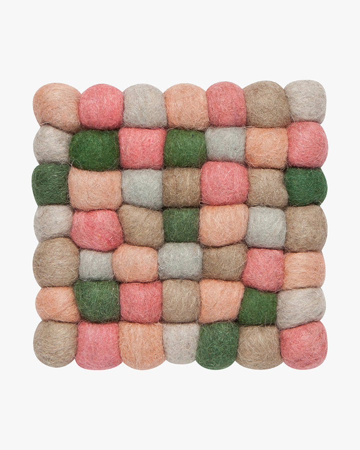 Danica Heirloom, Nectar Recycled Wool Felt Dot Trivet