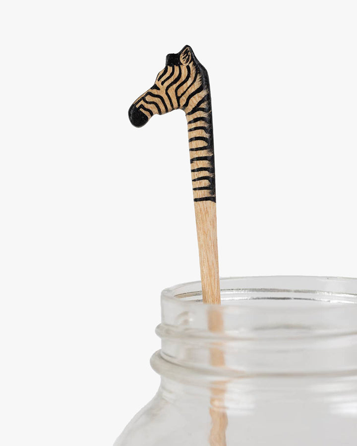 Ten Thousand Villages, Party Animal Stir Sticks, Set of 5