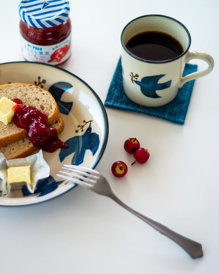 Mug, Bisque, Kukka Lokki, Bird