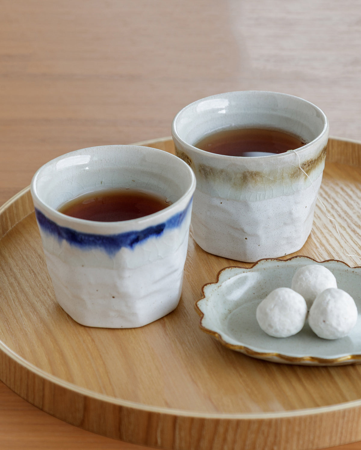 Yunomi Cup, Bisque, Sobachoko, Aone Series