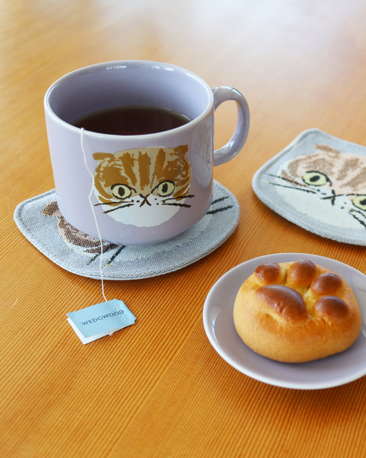 Mug Cup, Bisque, I Love Cat Series