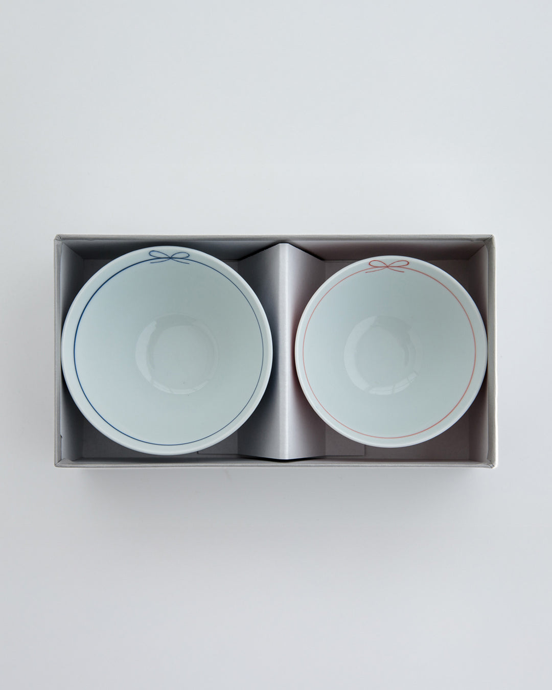 Pair of Rice Bowls, Bisque, Kadobe