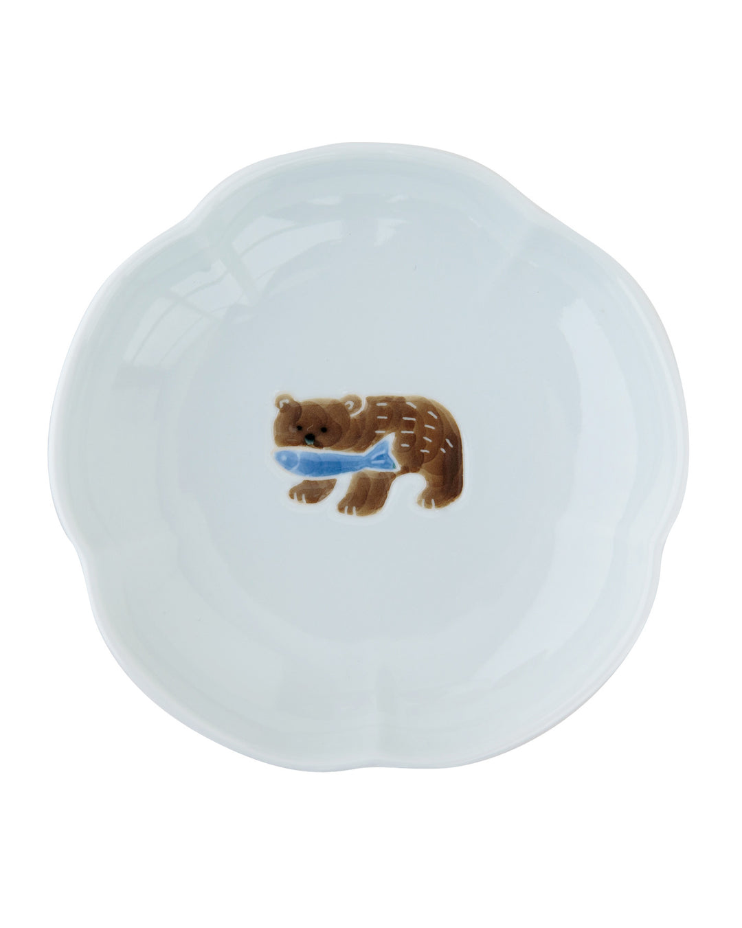 Mini Plate, Bisque, Nippon Ezara, Bear