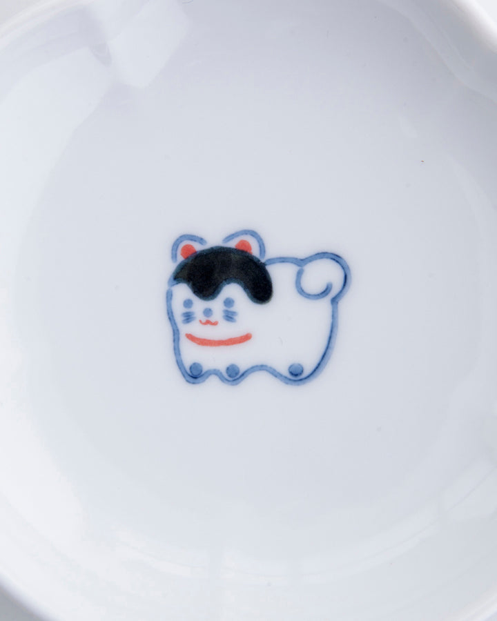 Mini Plate, Bisque, Nippon Ezara, Hariko