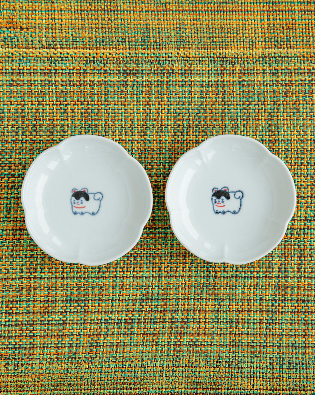 Mini Plate, Bisque, Nippon Ezara, Hariko
