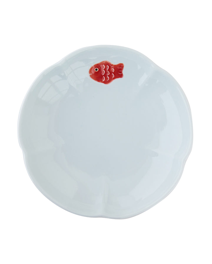 Small Plate, Bisque, Nippon Ezara, Fish