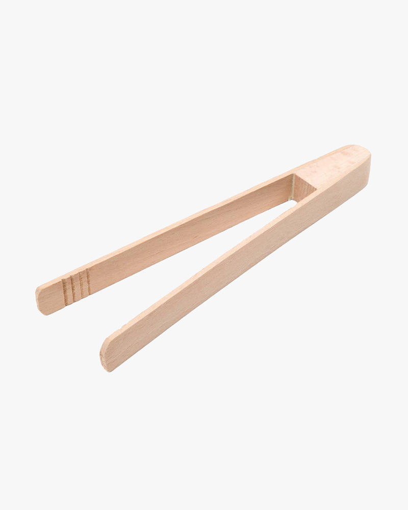 Fox Run Brands, Wood Toaster Tongs, 7.75"