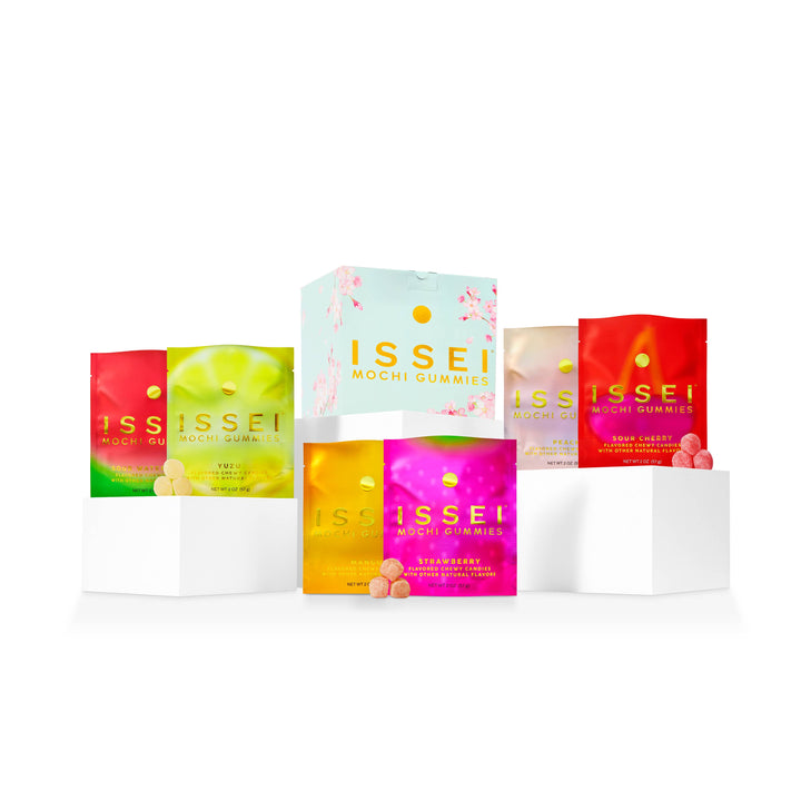 ISSEI Mochi Gummies Variety Pack, Blue Blossom