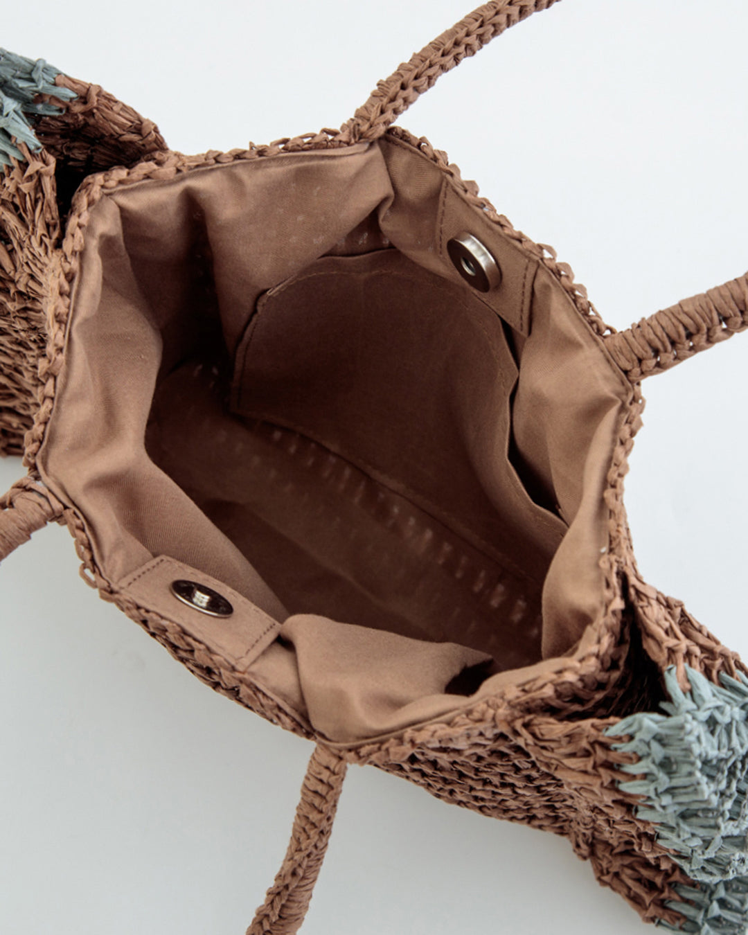 Tanton, Tote, Dark Brown/Blue