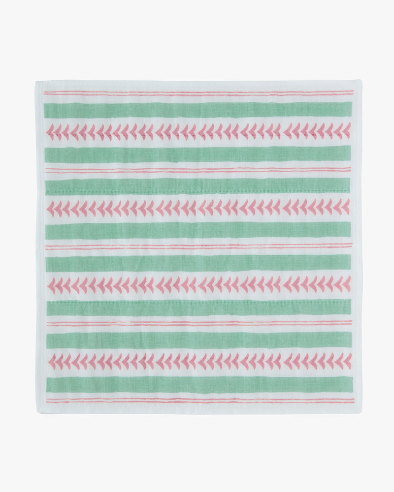 Dish Towel, Bisque, Petit Cadeau Series, Draw Border