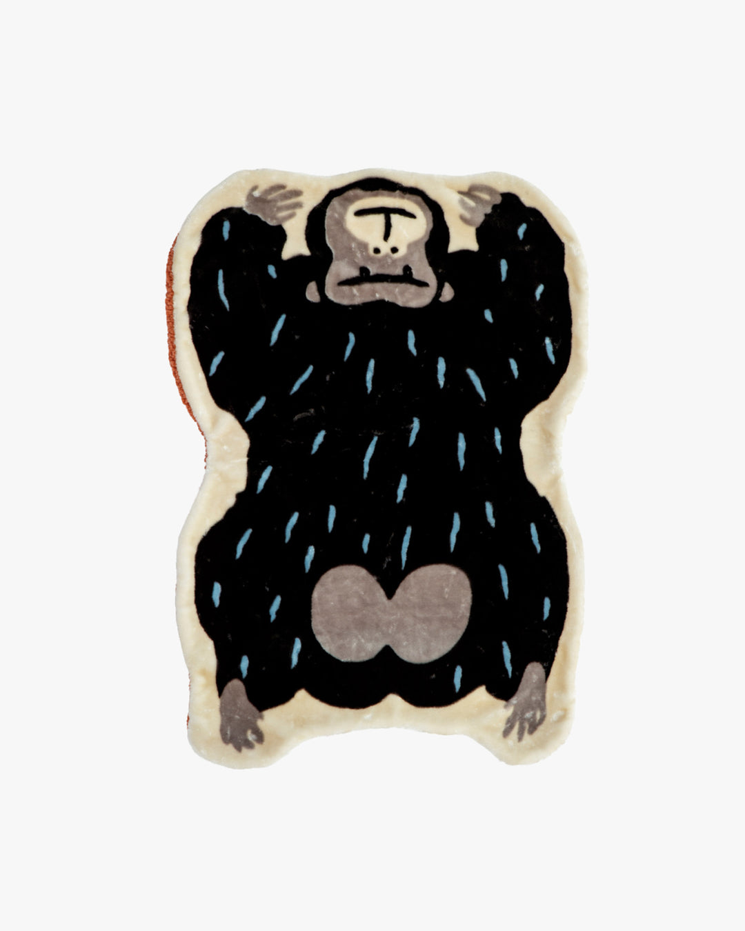 Momonga Plush Blanket, Bisque, Gorilla