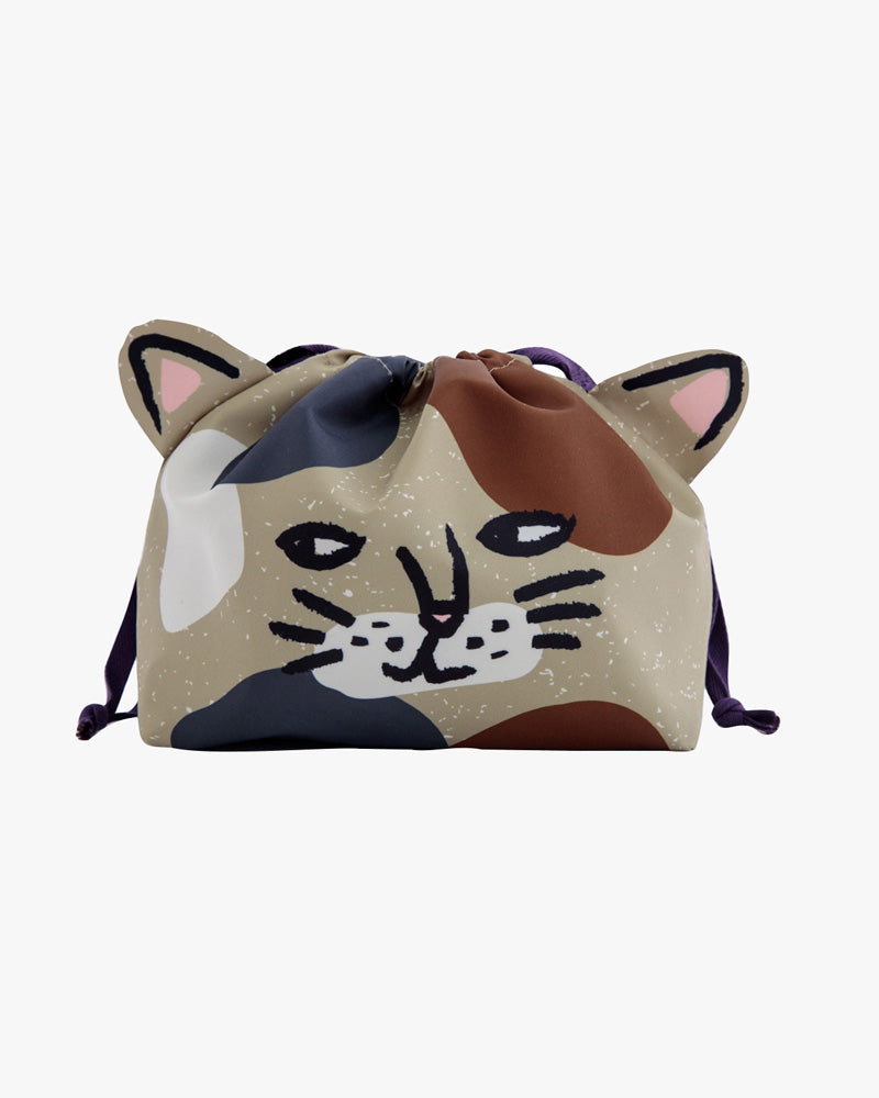 Lunch Bag/Kinchaku, Bisque, Momonga Series