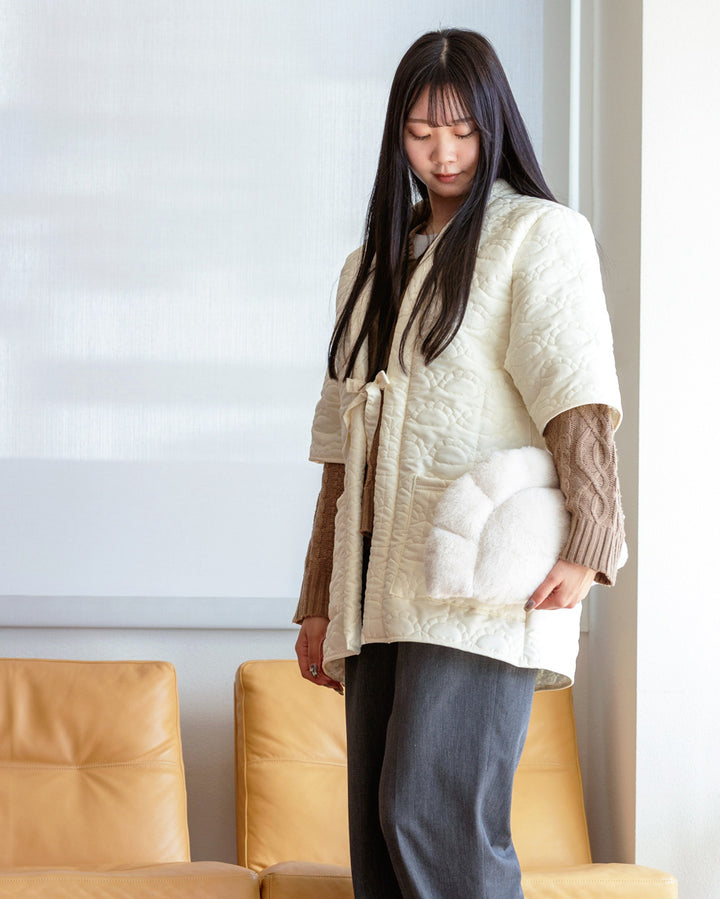 Bisque, Quilted Hanten, Gyoza