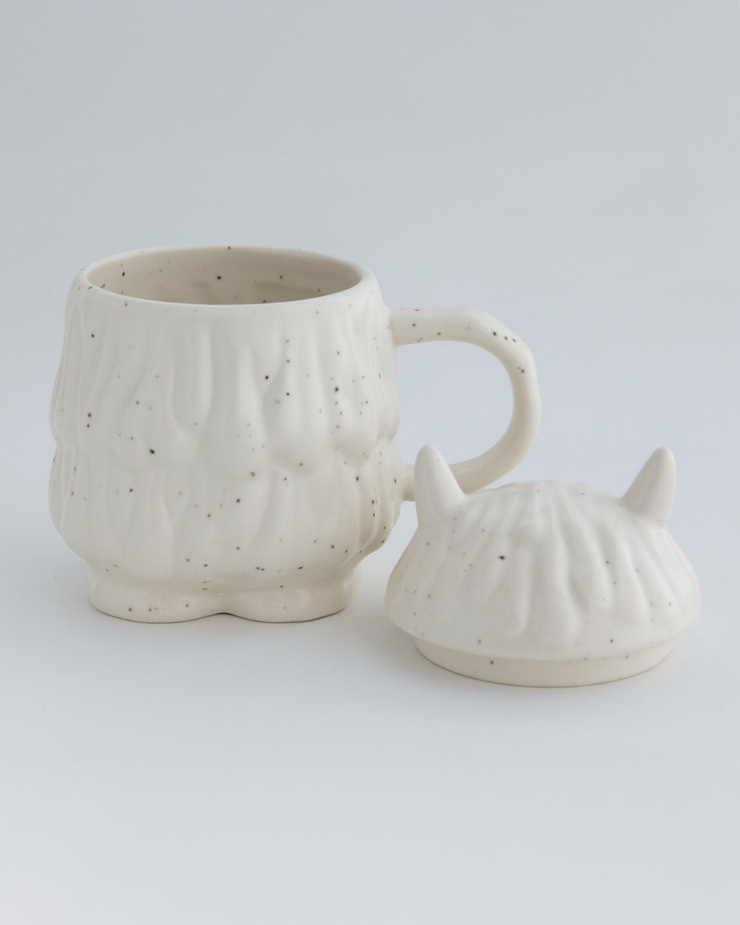 Mug with Lid, Bisque, I’m Monster