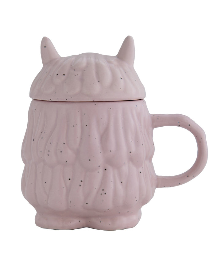 Mug with Lid, Bisque, I’m Monster