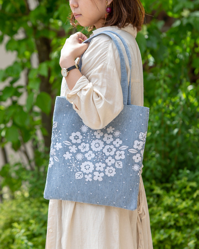 Tote Bag, Bisque, Kukka Lokki Series – Kiriko Made