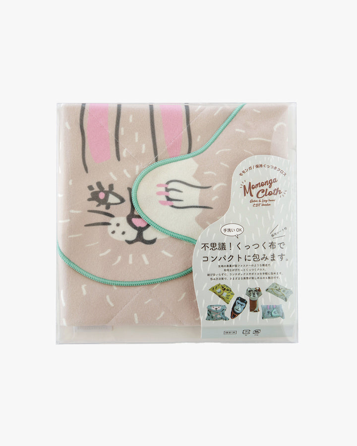 Lunch Bag/Velcro, Bisque, Momonga Series, Rabbit