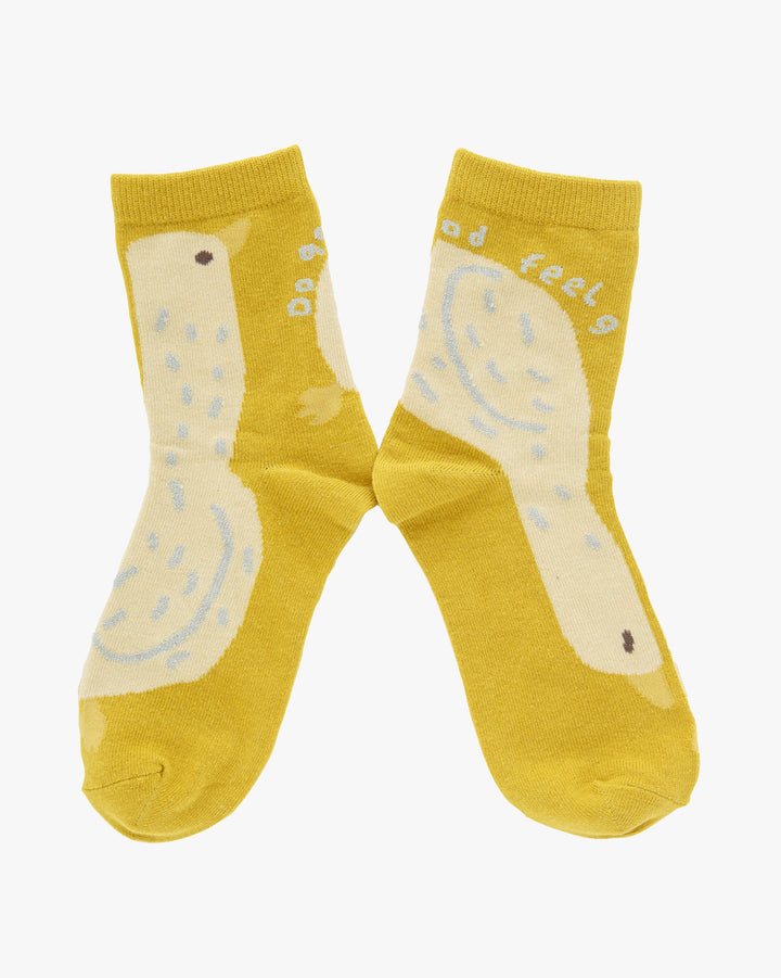 Bisque, CDF Etendue, Duck Crew Socks, Yellow