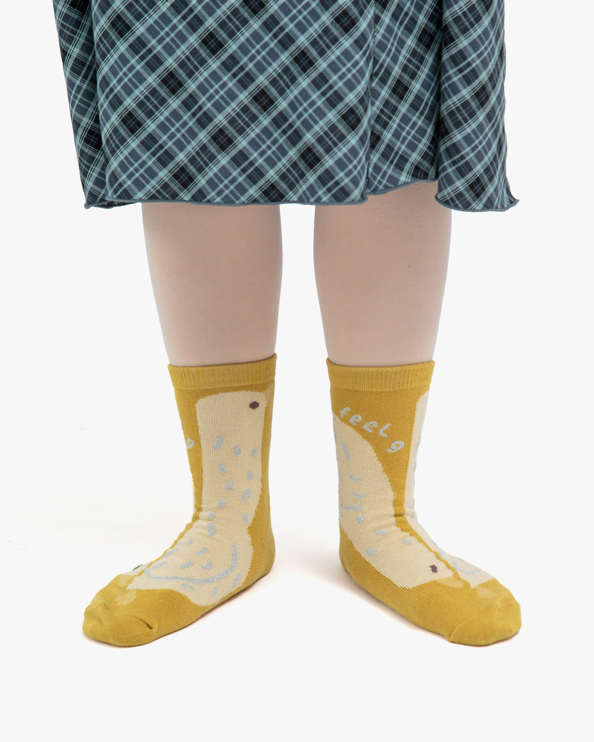 Bisque, CDF Etendue, Duck Crew Socks, Yellow