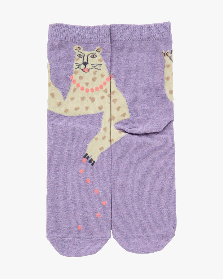 Bisque, CDF Etendue, Gao Leopard Socks, Purple