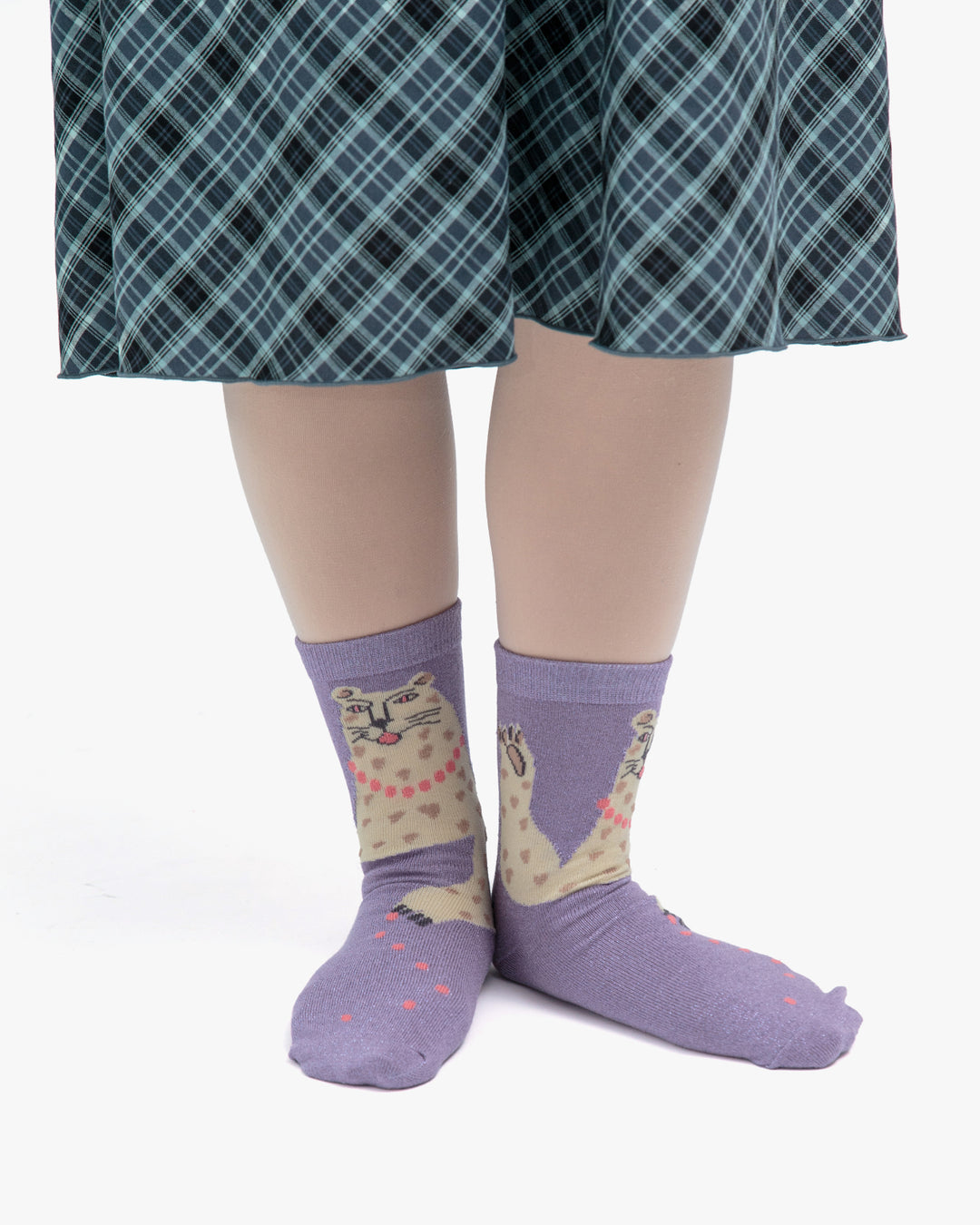 Bisque, CDF Etendue, Gao Leopard Socks, Purple