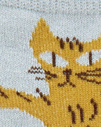 Bisque, CDF Etendue, Clinging Cat Socks, Light Blue