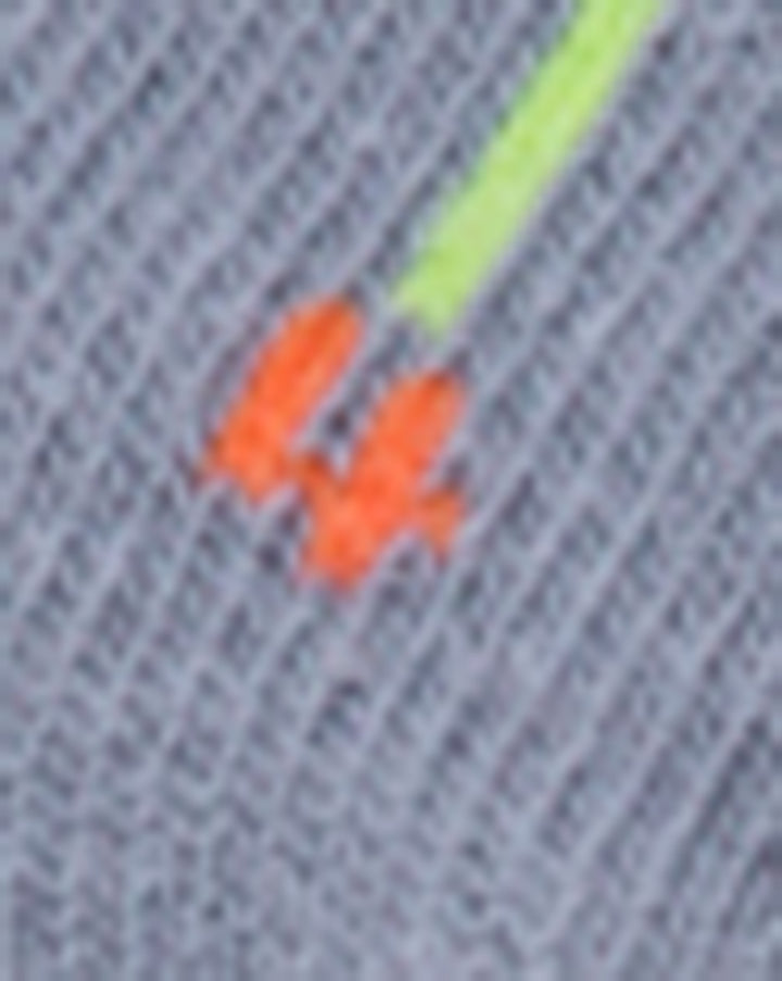 Bisque, CDF Etendue, Grey and Green Amidakuji Cat Sock