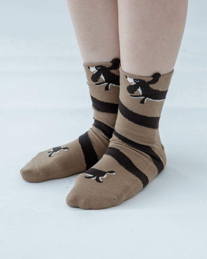 Bisque, CDF Etendue, Brown Dog Sock