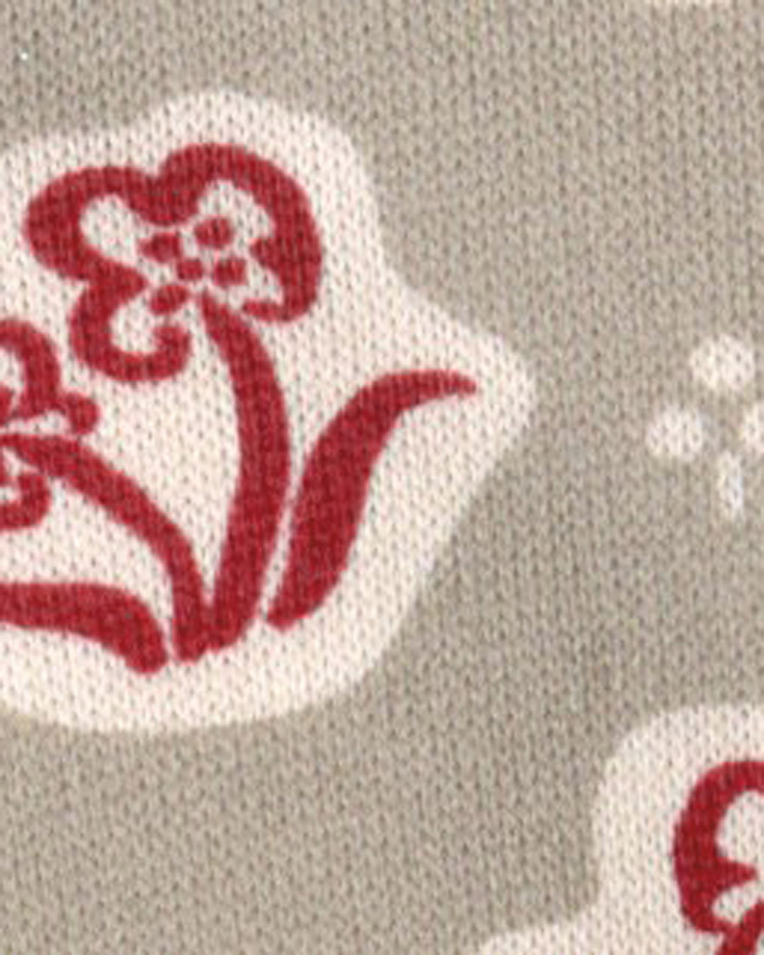 Bisque, CDF Etendue, Muffle Cover Socks, Red Flowers