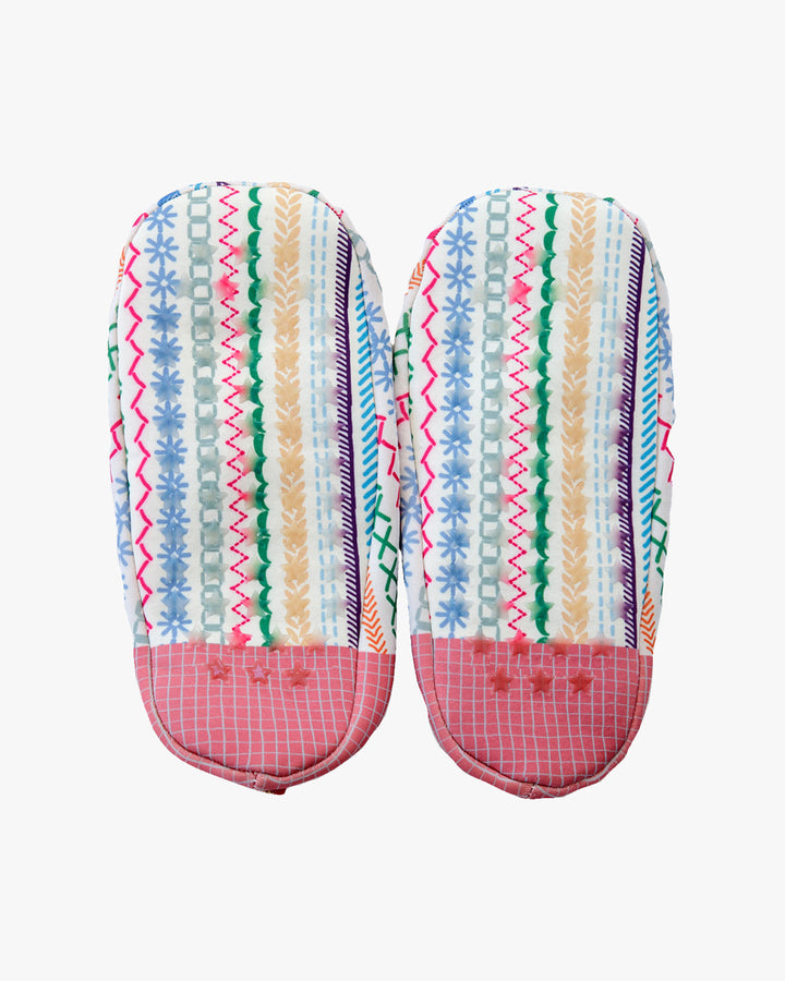 Bisque, CDF Etendue, Muffle Cover Socks, Multicolor Pattern