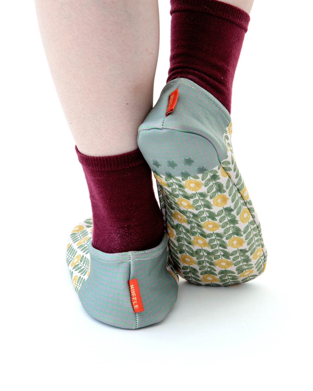 Bisque, CDF Etendue, Muffle Cover Socks, Yellow Flowers