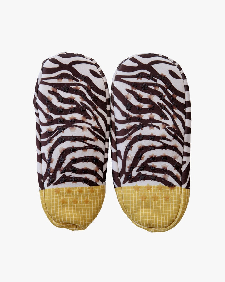 Bisque, CDF Etendue, Muffle Cover Socks, Zebra