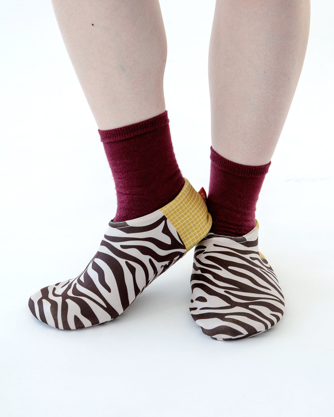 Bisque, CDF Etendue, Muffle Cover Socks, Zebra