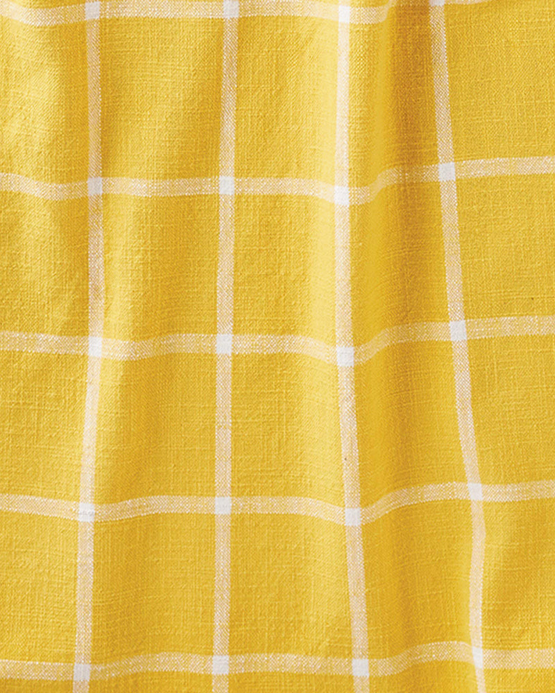 Tag, Classic Check Slub Apron, Honey