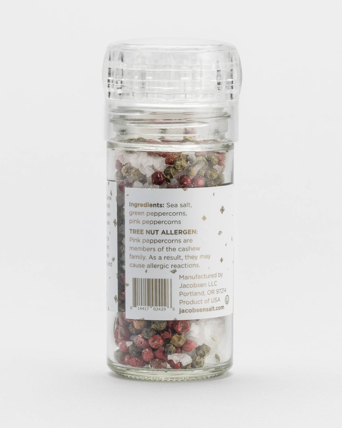 Jacobsen Salt, Sea Salt And Pepper Holiday Grinder