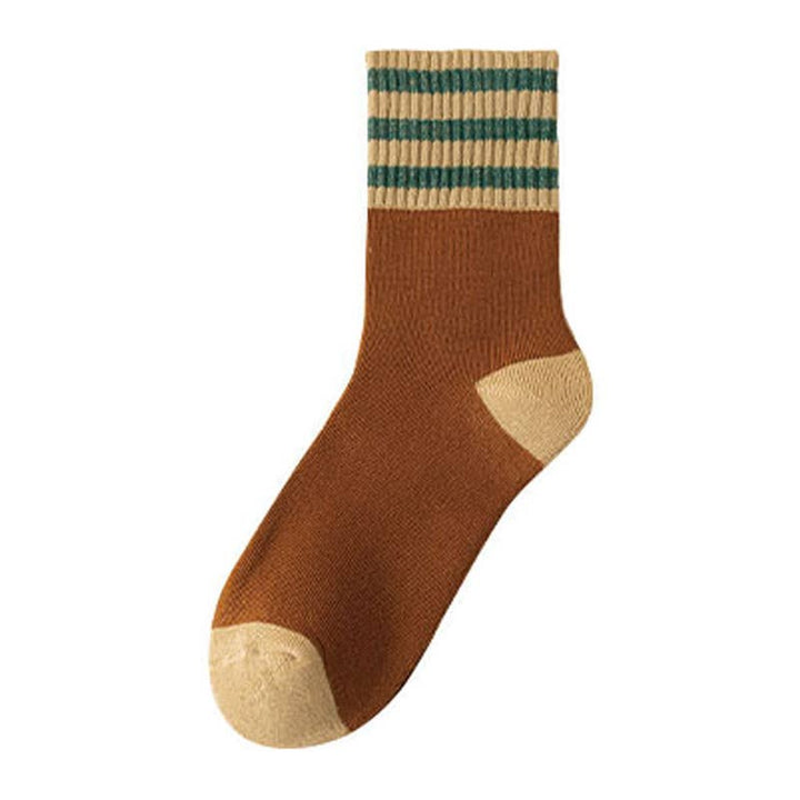 Winter plus velvet thick warm cotton socks mid-tube socks