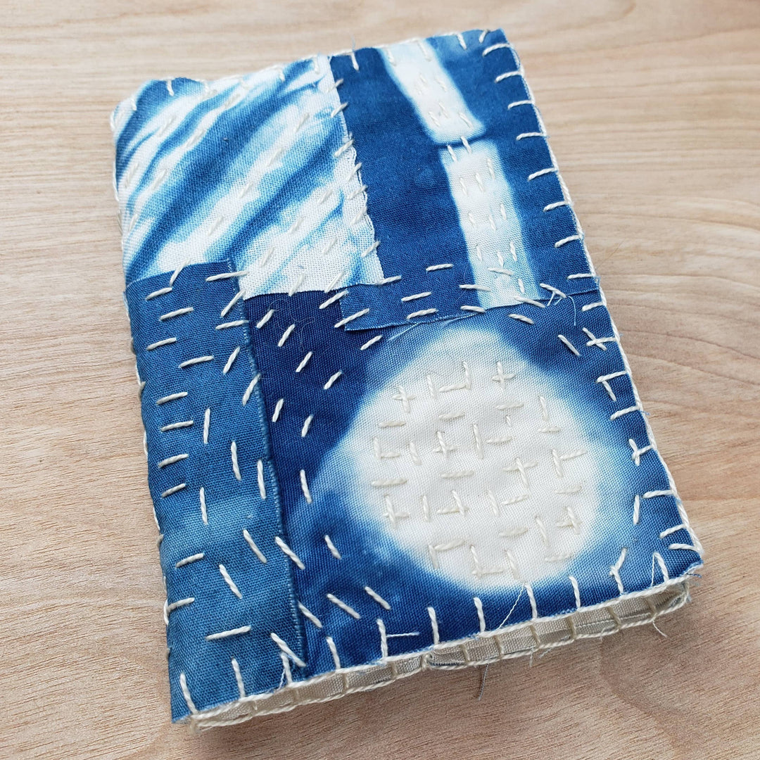 Boro Sewing Kit with Natural Indigo Dyed Fabric