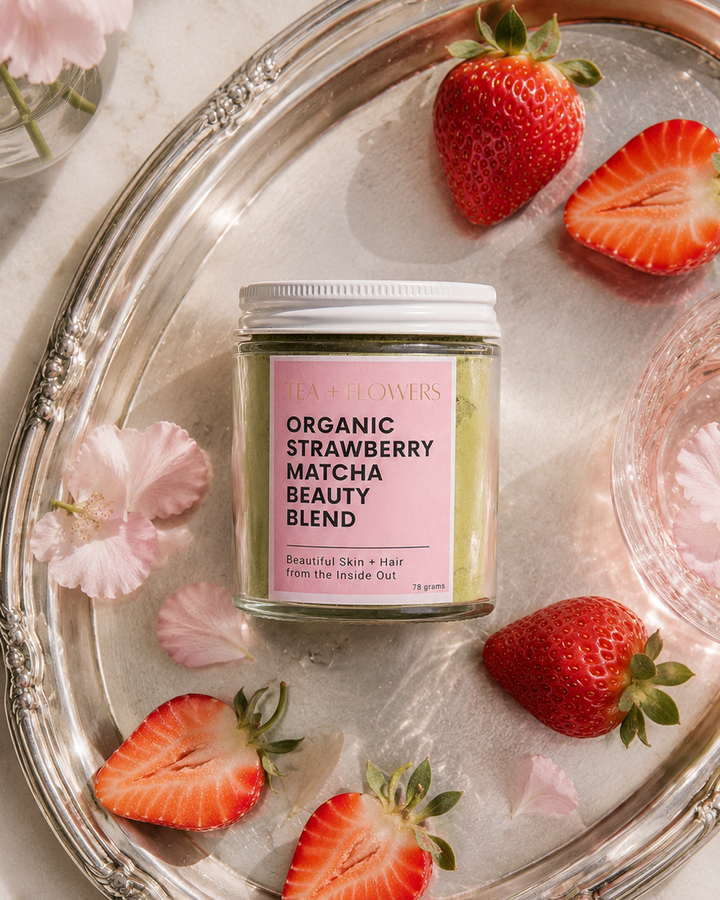 Organic Strawberry Matcha Beauty Blend