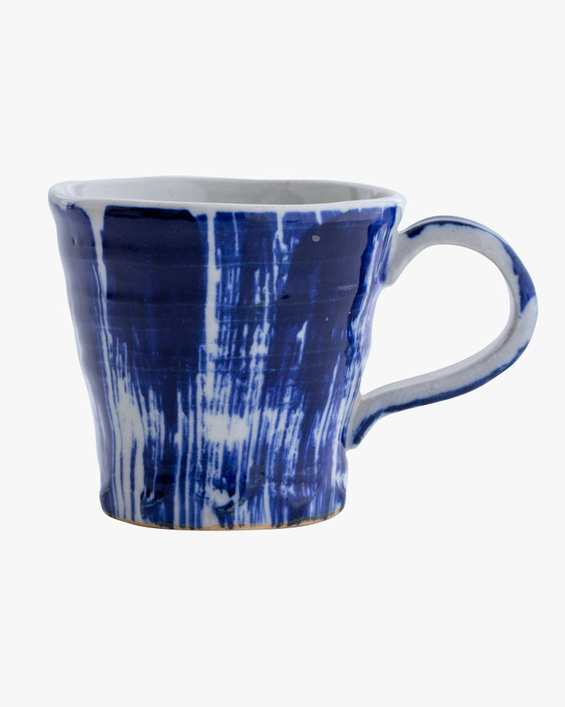 Mug, Bisque, Mukoku Series, Blue Streaks